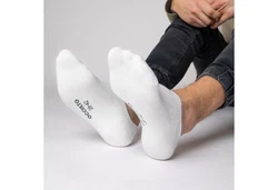 OCCULTO Flinge Herren Füßlinge Modell Strolch Weiß/Creme