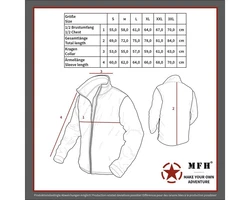 MFH Professional Fleece-Jacke Combat coyote tan