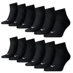 PUMA BODYWEAR Socken Quarter Everyday Schwarz/Grau PUMA BODYWEAR Socken Quarter Everyday Schwarz/Grau