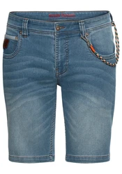 Bruno Banani Jeansshorts Orange/Hautfarben/Hellblau