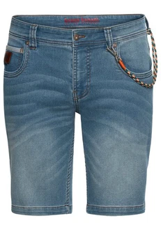Bruno Banani Jeansshorts Orange/Hautfarben/Hellblau
