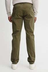 Casual Friday Chinohose CFViggo Chinohose Slim Fit Khaki/Dunkelgrün