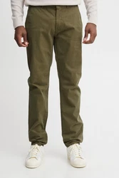 Casual Friday Chinohose CFViggo Chinohose Slim Fit Khaki/Dunkelgrün