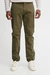Casual Friday Chinohose CFViggo Chinohose Slim Fit Khaki/Dunkelgrün