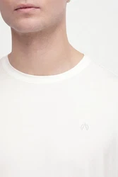 North Bend Longsweatshirt NBTergong M L/S Tee Weiß/Creme
