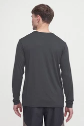 North Bend Longsweatshirt NBTergong M L/S Tee Dunkelgrau/Grau