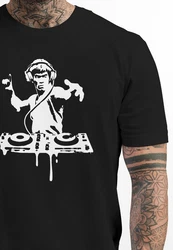 Neverless Print-Shirt Herren T-Shirt Techno DJ Bruce Lee Parodie 