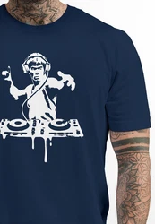 Neverless Print-Shirt Herren T-Shirt Techno DJ Bruce Lee Parodie 