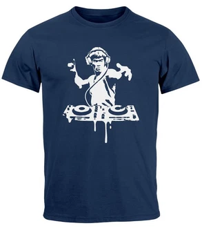 Neverless Print-Shirt Herren T-Shirt Techno DJ Bruce Lee Parodie Neverless Print-Shirt Herren T-Shirt Techno DJ Bruce Lee Parodie