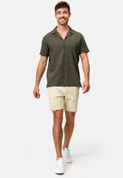 Indicode Chinoshorts INSylvester Khaki/Beige