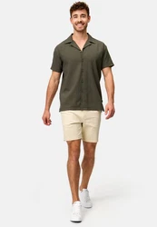 Indicode Chinoshorts INSylvester Khaki/Beige