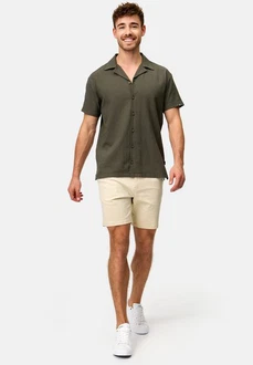 Indicode Chinoshorts INSylvester Khaki/Beige
