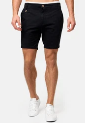 Indicode Chinoshorts INSylvester Schwarz/Dunkelblau