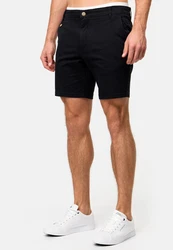 Indicode Chinoshorts INSylvester Schwarz/Dunkelblau