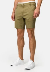 Indicode Chinoshorts INSylvester Khaki/Dunkelgrün