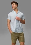 Indicode Chinoshorts INSylvester Khaki/Dunkelgrün