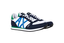 ARMANI EXCHANGE Herren Sneaker Low Schnür-Schuh Retro Logo Sneaker 