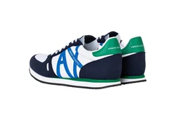 ARMANI EXCHANGE Herren Sneaker Low Schnür-Schuh Retro Logo Sneaker 