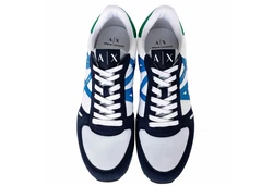 ARMANI EXCHANGE Herren Sneaker Low Schnür-Schuh Retro Logo Sneaker 