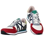 ARMANI EXCHANGE Herren Sneaker Low Schnür-Schuh Retro Logo Sneaker 