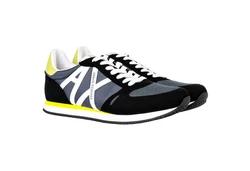 ARMANI EXCHANGE Herren Sneaker Low Schnür-Schuh Retro Logo Sneaker 
