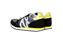 ARMANI EXCHANGE Herren Sneaker Low Schnür-Schuh Retro Logo Sneaker 