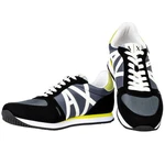 ARMANI EXCHANGE Herren Sneaker Low Schnür-Schuh Retro Logo Sneaker 