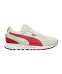 PUMA Road Rider SD Sneaker Beige/Weiß/Rot