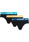 NIKE Underwear Hipster HIP BRIEF 3PK Dunkelblau/Blau/Hellblau/Schwarz/Türkis/Gelb