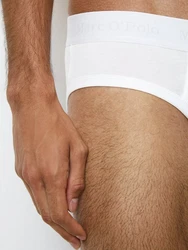 Marc O'Polo Slip Essentials Unterhose Basic Weiß/Creme/Grau