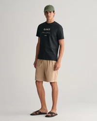 Gant Shorts DRAWSTRING LOGO SHORTS mit elastischem Bund und Kordelzug Khaki/Grün/Dunkelblau/Grau/Beige