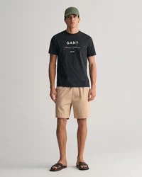 Gant Shorts DRAWSTRING LOGO SHORTS mit elastischem Bund und Kordelzug Khaki/Grün/Dunkelblau/Grau/Beige