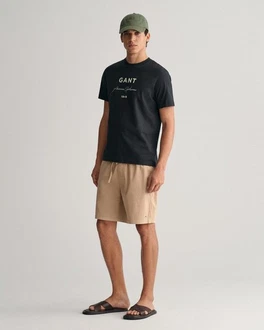 Gant Shorts DRAWSTRING LOGO SHORTS mit elastischem Bund und Kordelzug