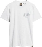 Superdry Herren T-Shirt Classic VI Heritage Chest Tee flake grau marl