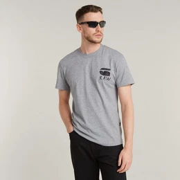 G-STAR T-Shirt Burger Back Print