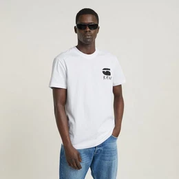 G-STAR T-Shirt Burger Back Print