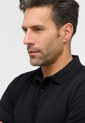 Eterna Poloshirt MODERN FIT Schwarz/Dunkelblau/Hellblau