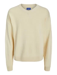 JACK & JONES Pullover 'DIMENSION' creme