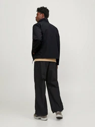 JACK & JONES Funktionsjacke grau/schwarz