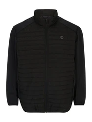 Jack & Jones PlusSize Hybridjacke JJEMULTI QUILTED COLLAR NOOS (1-St) Schwarz