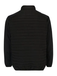 Jack & Jones PlusSize Hybridjacke JJEMULTI QUILTED COLLAR NOOS (1-St) Schwarz
