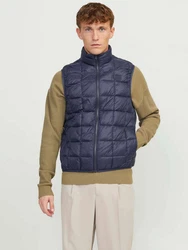 JACK & JONES Weste 'MOON' (1-tlg) nachtblau