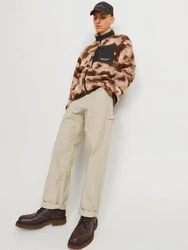 Jack & Jones Stoffhose Teddie Carpenter Khaki/Beige/Braun