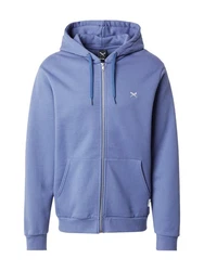 IRIEDAILY Mini Flag 2 Zip Hoodie rauchblau