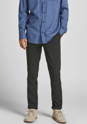 Jack & Jones Chinohose Macro Connor Dunkelgrau/Khaki/Grau