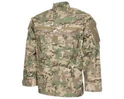 MFH Military-Jacket US Feldjacke ACU Rip Stop Dunkelgrün/Braun/Grau