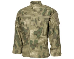 MFH Military-Jacket US Feldjacke ACU Rip Stop Dunkelgrün