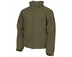 MFH Professional Soft Shell Jacke Scorpion Dunkelgrün/Braun/Khaki