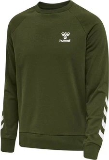 hummel Sweater hmlISAM 2.0 Sweatshirt Dunkelgrün/Grün