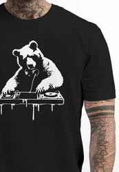Neverless Print-Shirt Herren T-Shirt Br als Techno DJ Rave Festival Outfit Braun